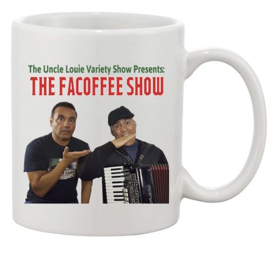 no: The Delivery You Can't Refuse White Mugs - Exclusive  Italian-Inspired Humorous Design by Uncle Louie Variety Show