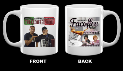 Picture of 2 Italian Flag Facoffee Show White Ceramic Mugs