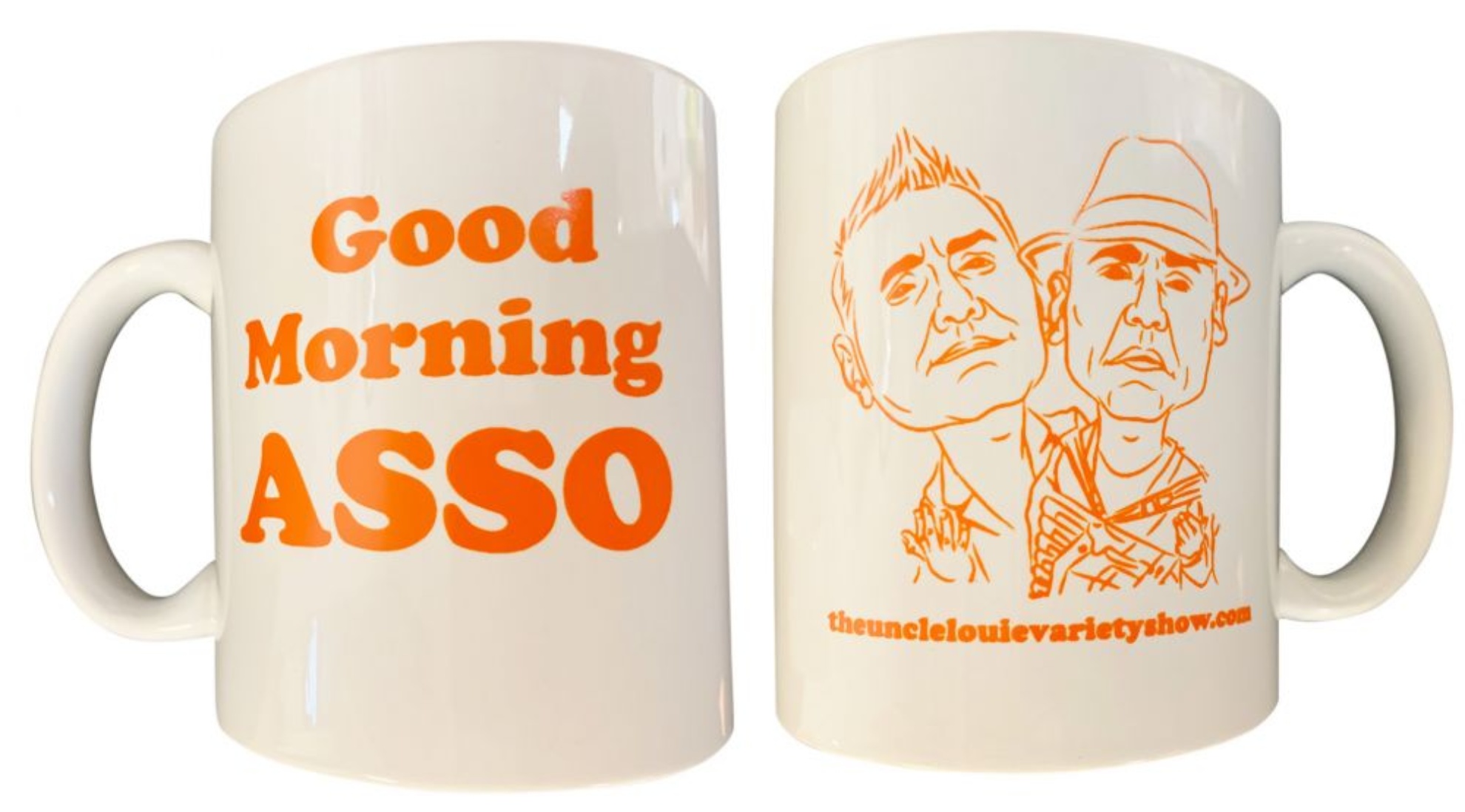 2 pcs good morning asso ceramic mug
