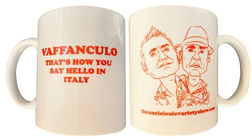 2 pcs vaffanculo ceramic mug