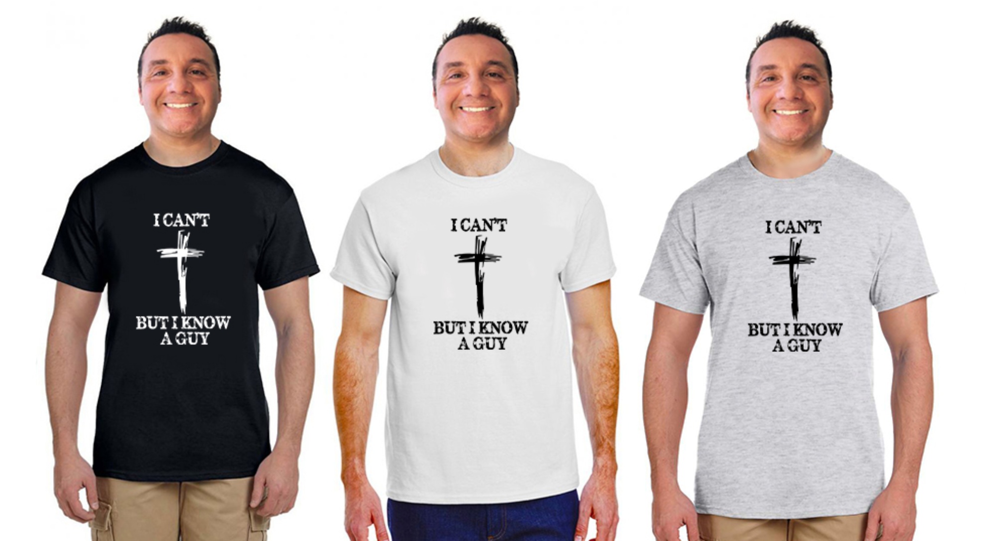 I cant but i know a guy tee shirt
